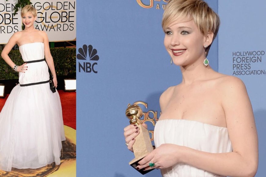 Jennifer Lawrence's 2014 Golden Globe Awards
