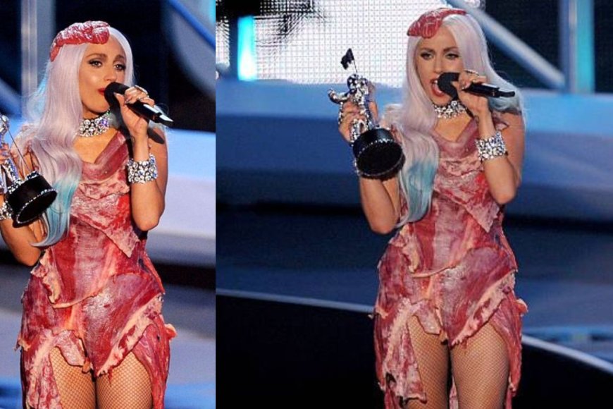 Meat Dress at the MTV Video Music Awards 2010