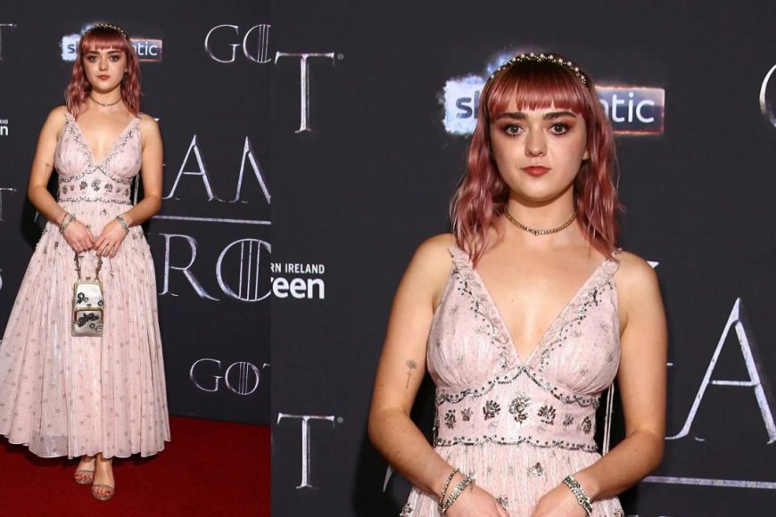 Maisie Williams in Louis Vuitton - 2019 Game of Thrones Premiere