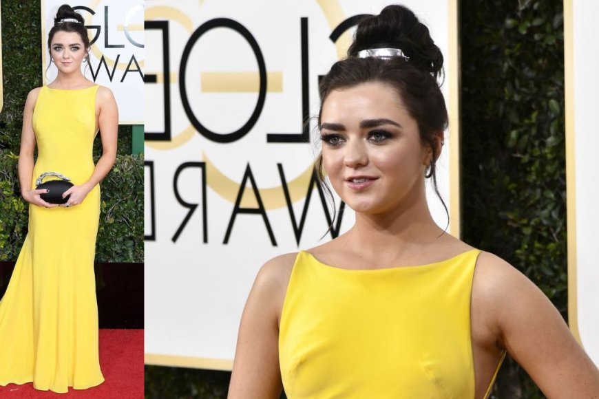 Maisie Williams in JW Anderson - 2019 Golden Globe Awards