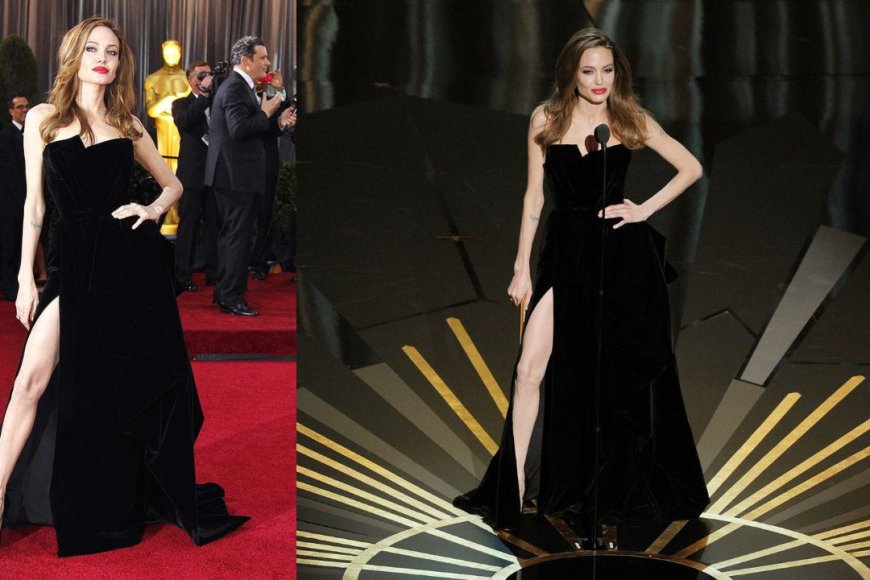 The 2012 Oscars Leg-Baring Dress