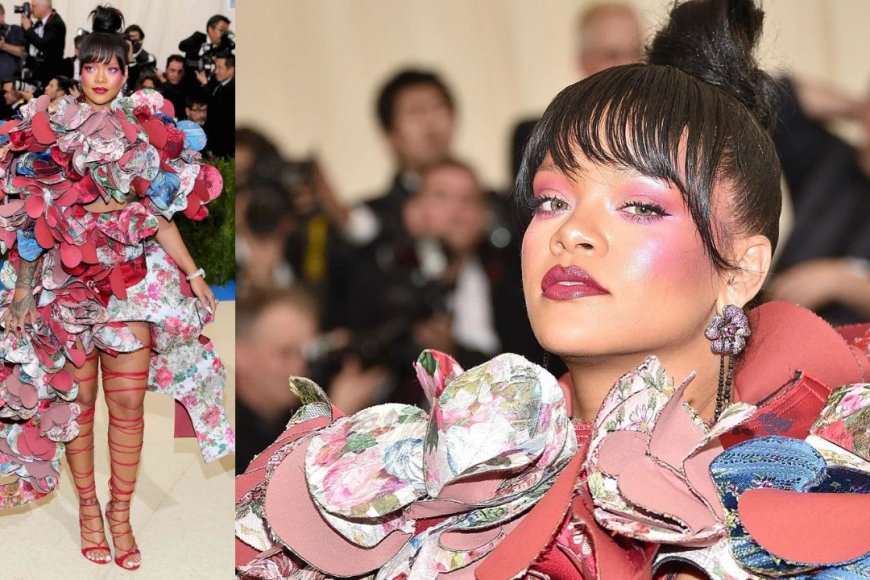 2017 Met Gala Comme des Garçons Floral Ensemble