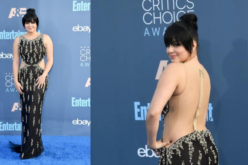 2019 Critics' Choice Awards Black Velvet Gown