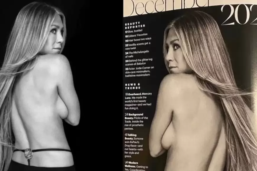 Jennifer Aniston Covers 'Allure' in Chanel Bra