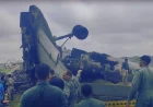 IAF AN-32 Aircraft Catches Fire After Landing at Assam Airbase, Crew Escapes Safely